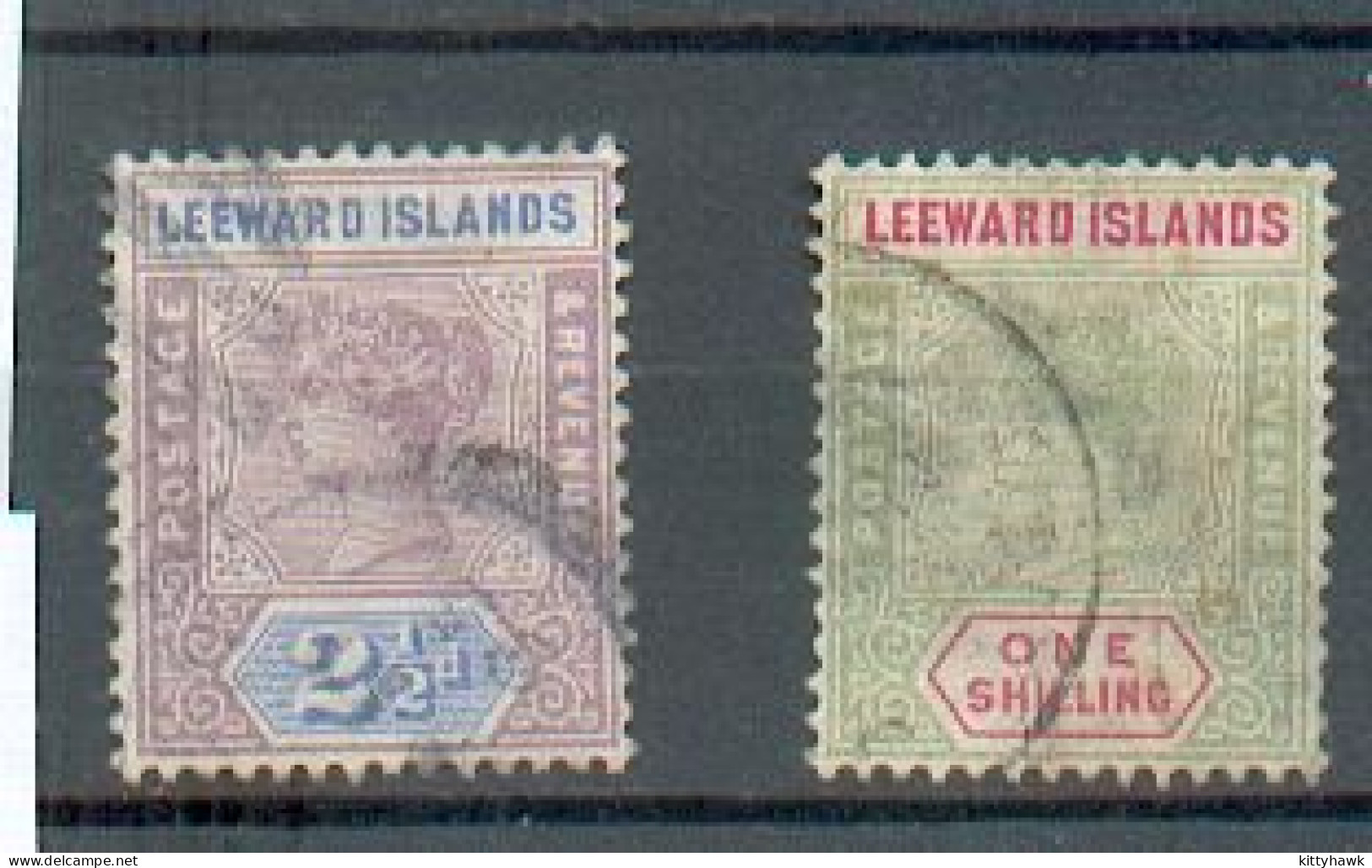 A 367 - LEEWARD Isld - YT 3 Et 7 ° Obli - Leeward  Islands