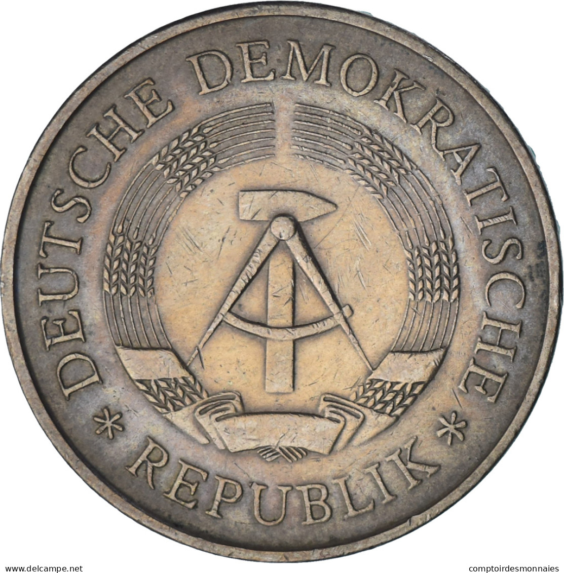 Monnaie, République Démocratique Allemande, 5 Mark, 1969, TTB, Nickel-Bronze - 5 Mark