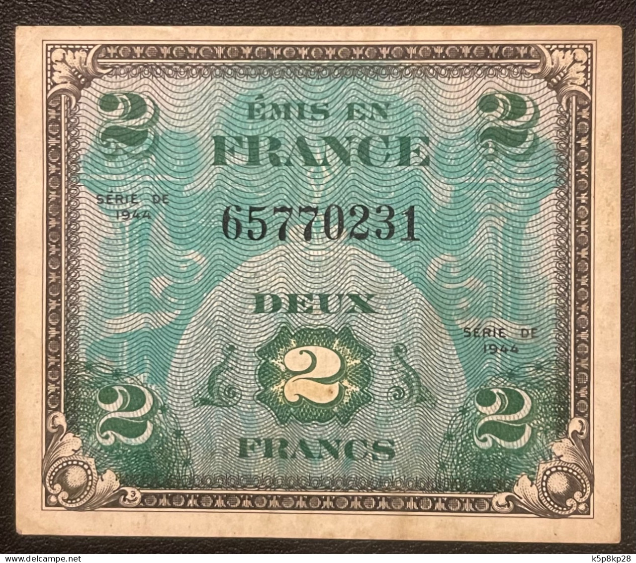 1944 France Banknotes, VF - Ohne Zuordnung