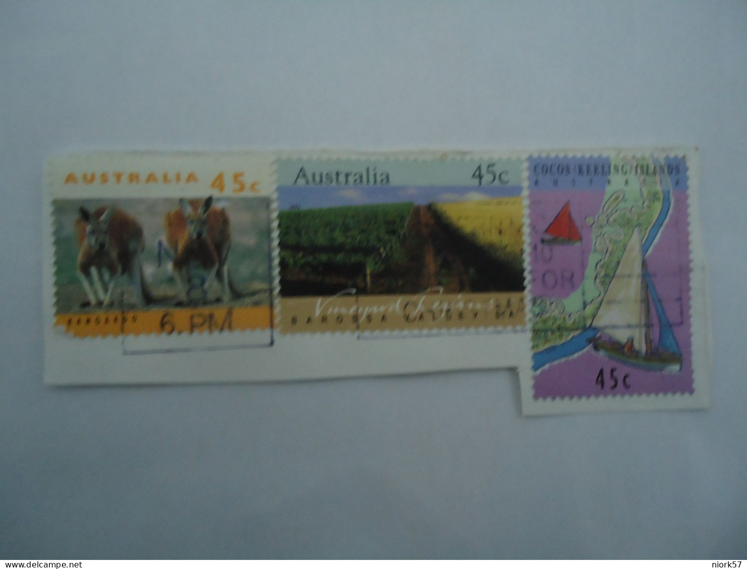 COCOS  KEELING ISLAND    USED STAMPS  WITH SLOGAN - Kokosinseln (Keeling Islands)