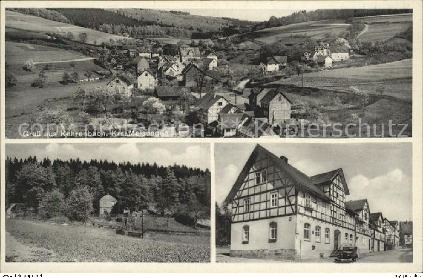 42141976 Kehrenbach Ortsansicht Dorfpartie Kehrenbach - Melsungen