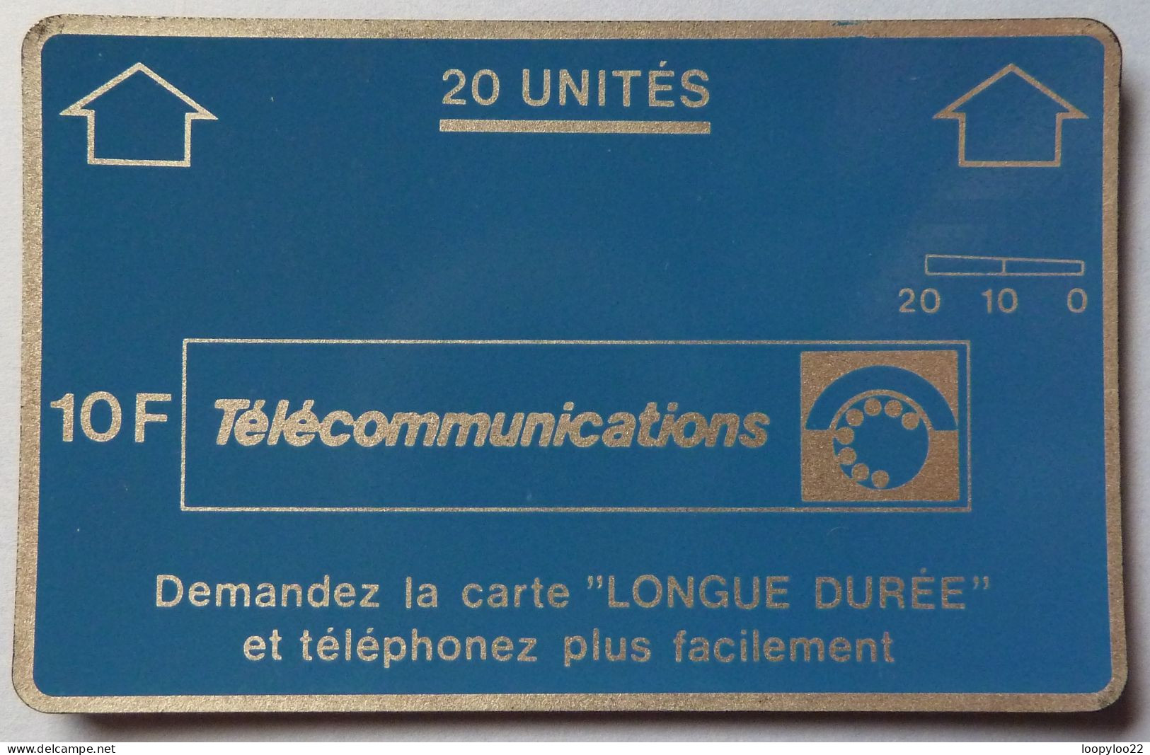 FRANCE - Landis & Gyr - 20 Unites - 6 Digit - Carte Longue Duree - 10F - Used - Phonecards: Internal Use