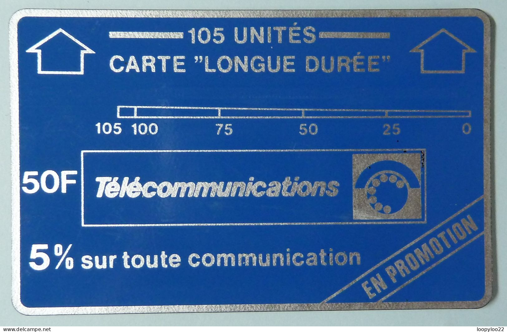 FRANC - Landis & Gyr - Carte Longue Duree - 1st Series - April 1980 - 105 Units - En Promotion - A8 - Used - Internas