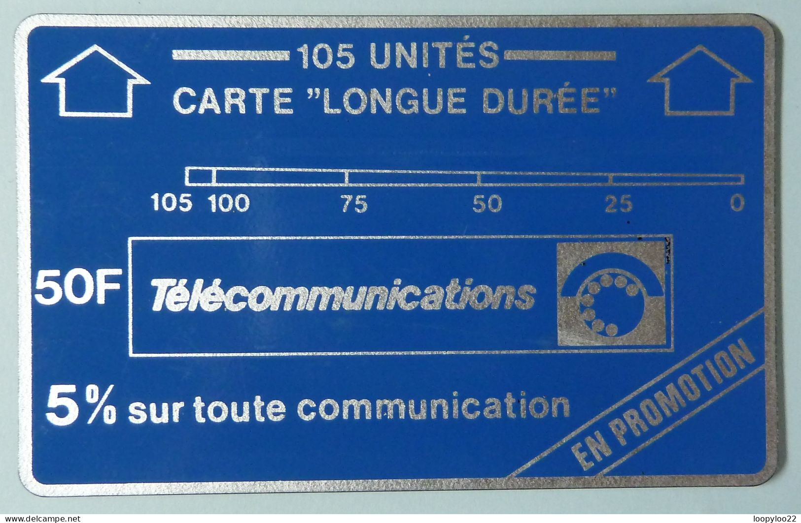 FRANC - Landis & Gyr - Carte Longue Duree - 1st Series - April 1980 - 105 Units - En Promotion - A8 - Used - Interner Gebrauch
