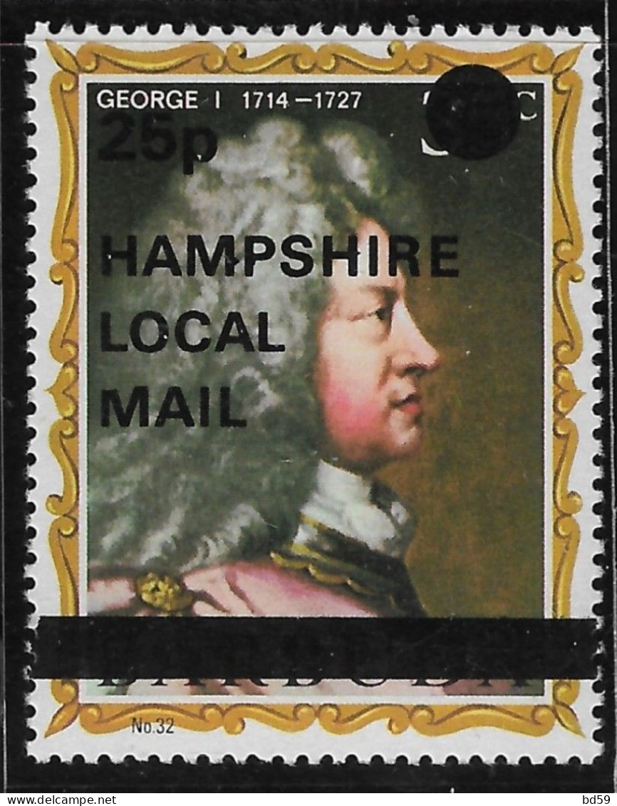 UK Royaume Uni 1988 Poste Locale De HAMPSHIRE - Local Issues