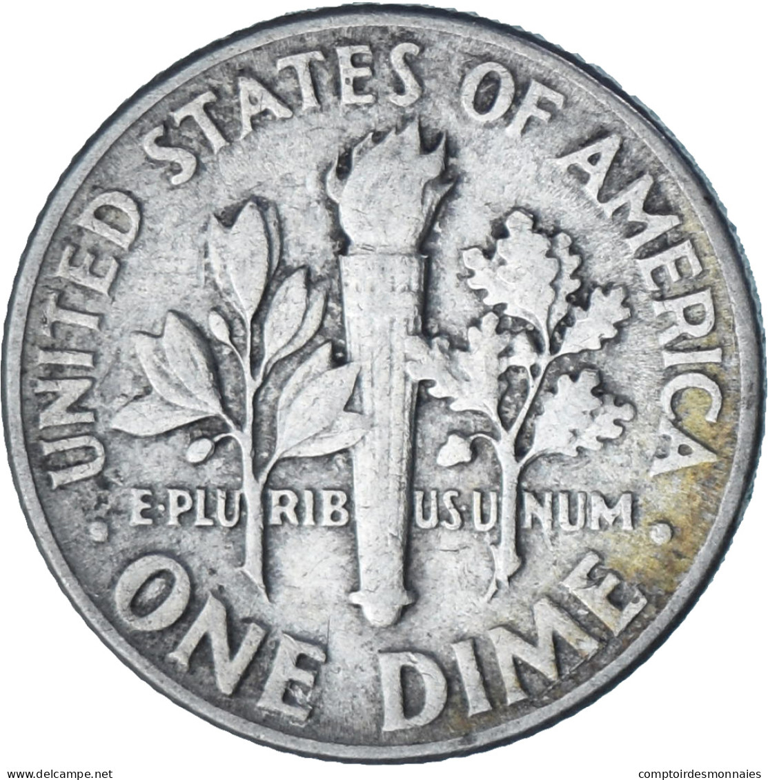 États-Unis, Dime, Roosevelt Dime, 1955, U.S. Mint, Argent, SUP, KM:195 - 1916-1945: Mercury