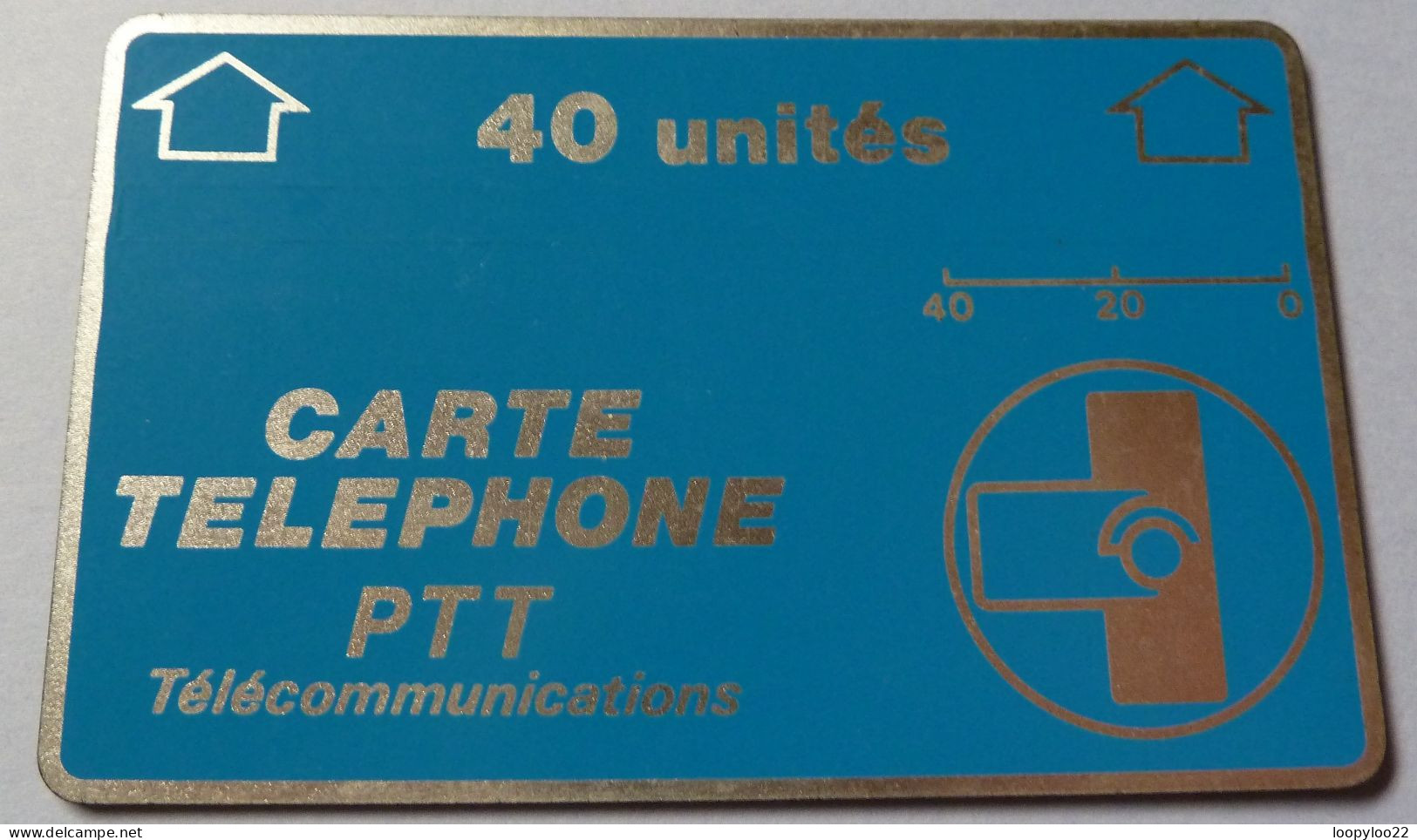 FRANCE - Landis & Gyr - L&G - 40 Units - Carte Telephone PTT - F4... - Used - Phonecards: Internal Use