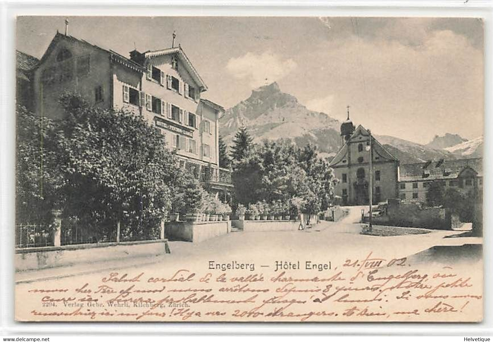 Engelberg Hôtel Engel 1902 - Engelberg