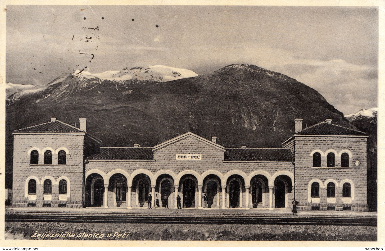 PEC , KOSOVO - RAILWAY STATION 1939 - Kosovo