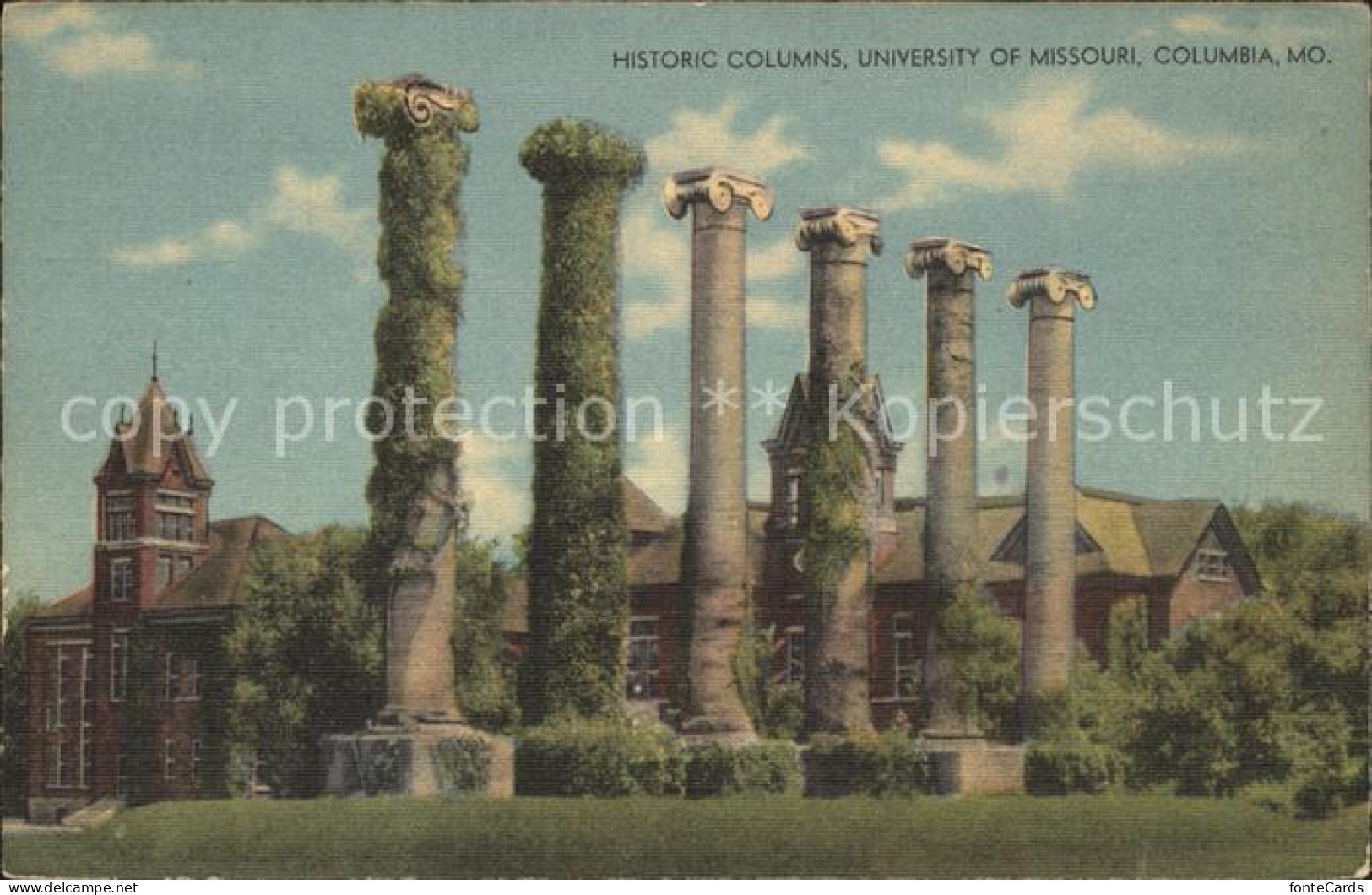 11693052 Columbia_Missouri Historic Columns University Of Missouri - Autres & Non Classés