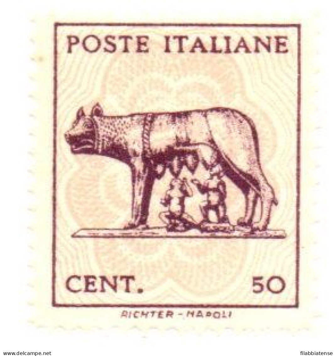 1943 - Italia - Luogotenenza  515 Lupa Capitolina     ------ - Neufs