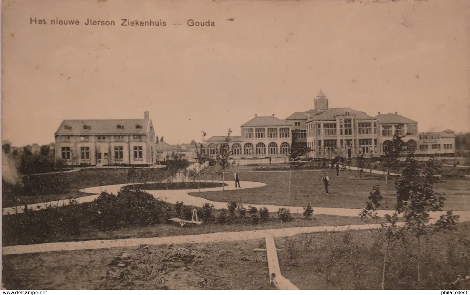 Gouda // Het Nieuwe Iterson Ziekenhuis 1910 - Gouda