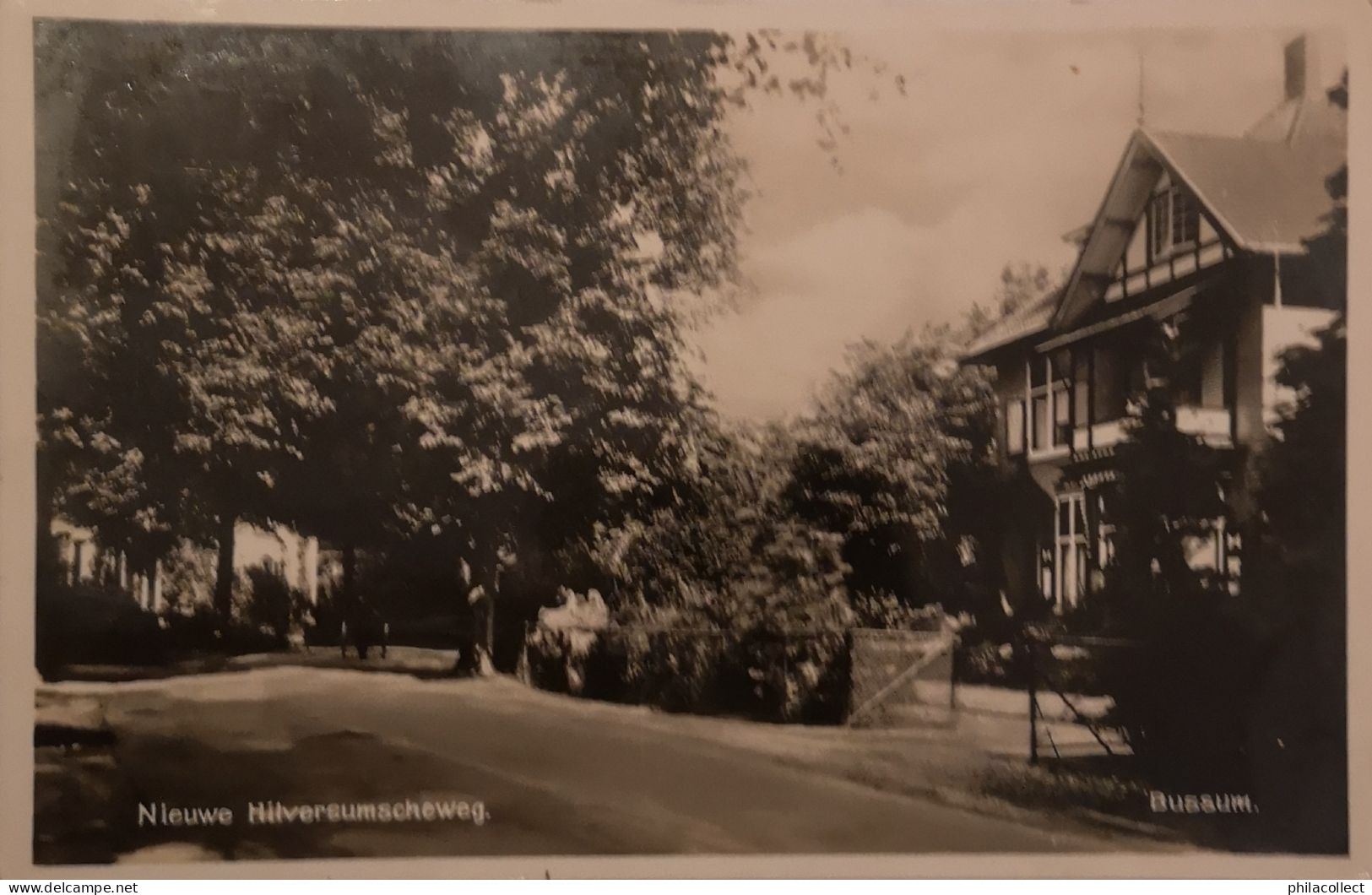 Bussum // Nieuwe Hilversumscheweg 1950 - Bussum