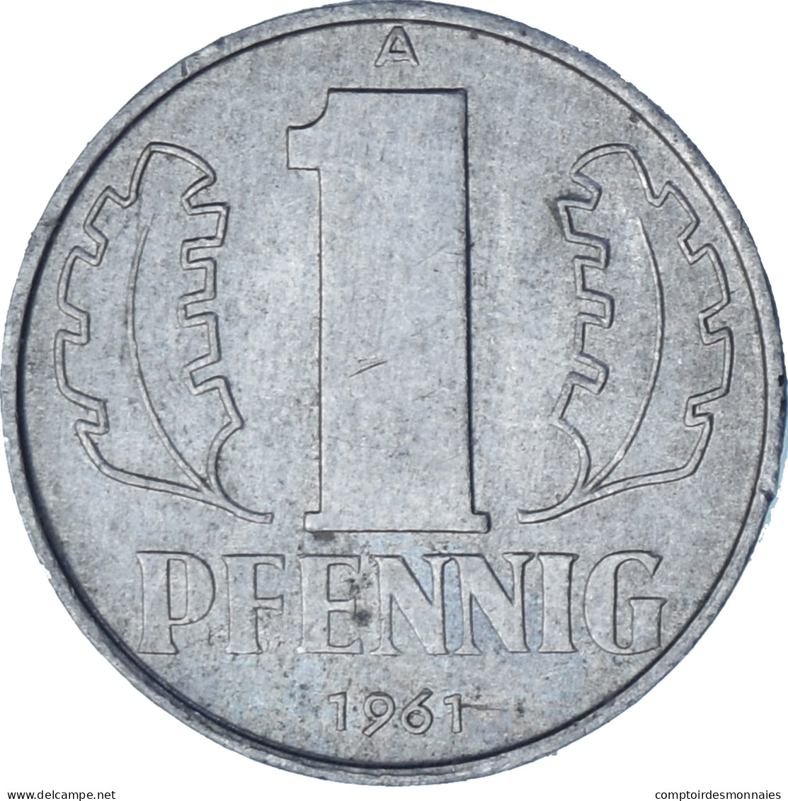 Monnaie, République Démocratique Allemande, Pfennig, 1961, Berlin, TTB - 1 Pfennig