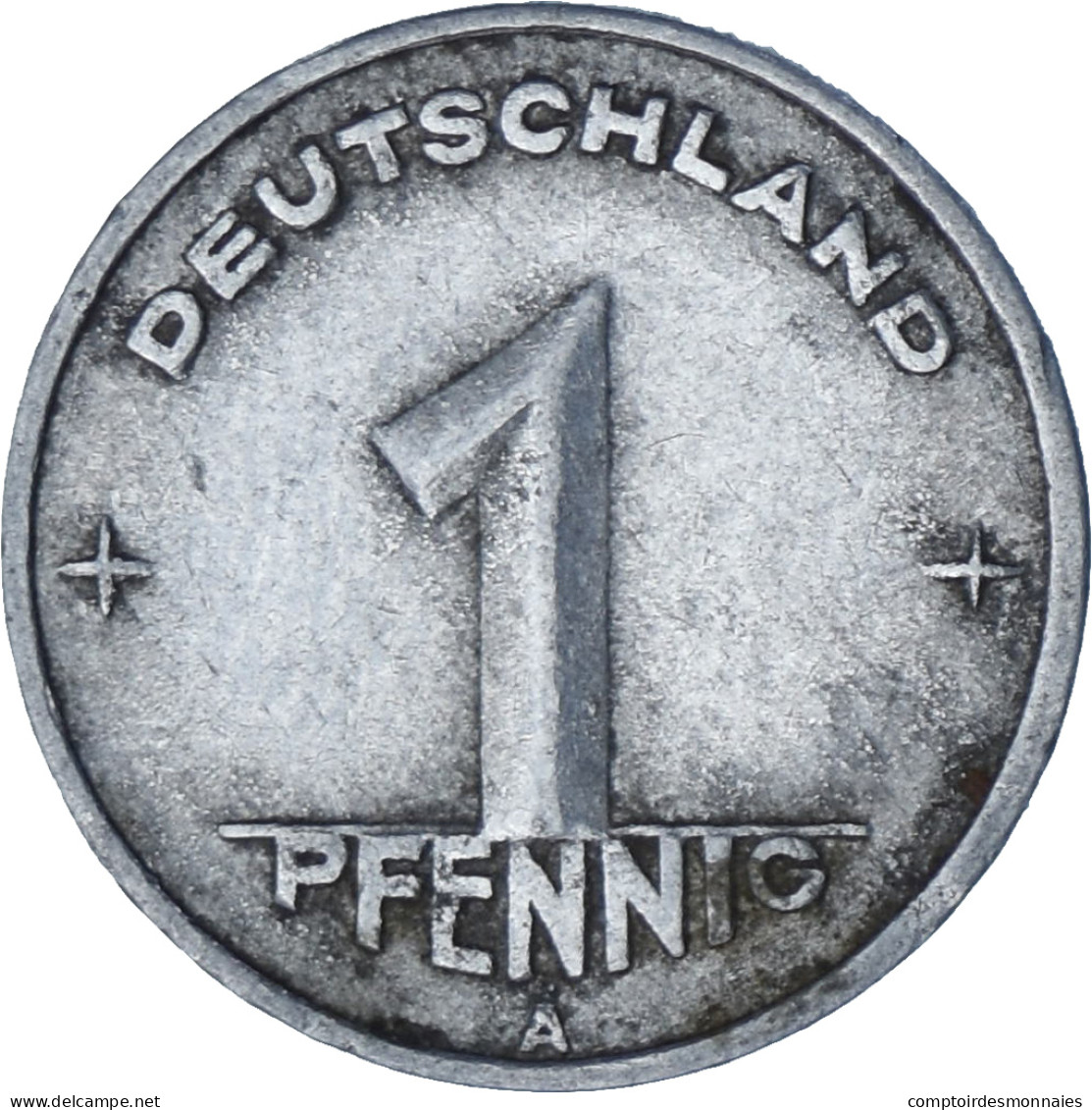 GERMAN-DEMOCRATIC REPUBLIC, Pfennig, 1949, Berlin, TTB, Aluminium, KM:1 - 1 Pfennig