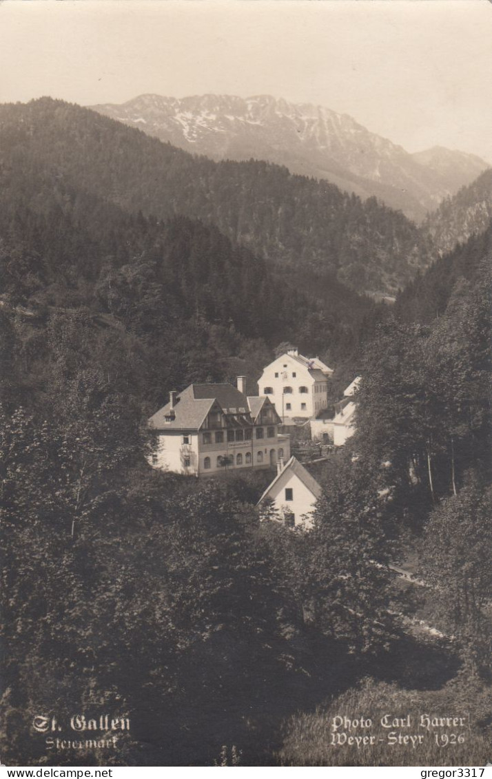 E1330) ST. GALLEN - Steiermark - Photo CARL HARRER 1926 - Sehr Schöne Haus DETAILS Im WALD 1927 - St. Gallen