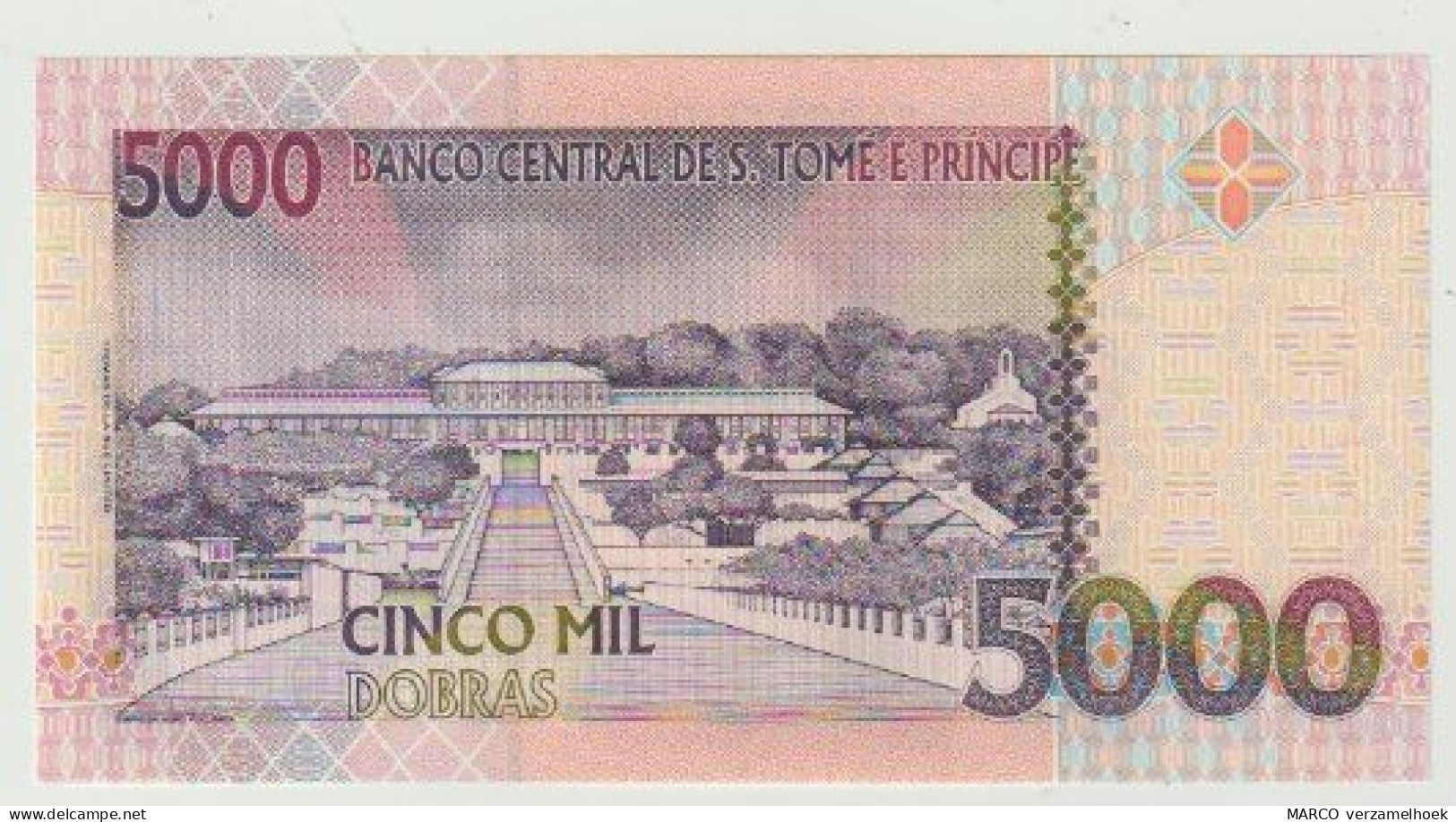 Banknote Sao Tomé En Principe 5000 Dobras 1996 UNC - Sao Tomé Et Principe