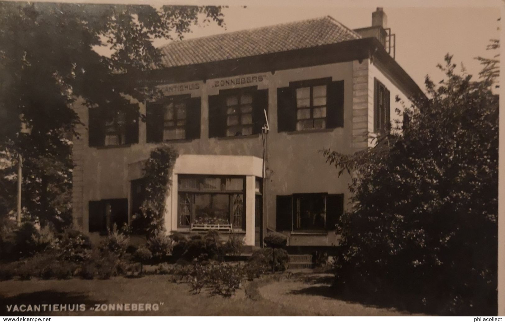 Ede (Gld.) FOTOKAART - Vacantiehuis Zonneberg 1944 - Ede