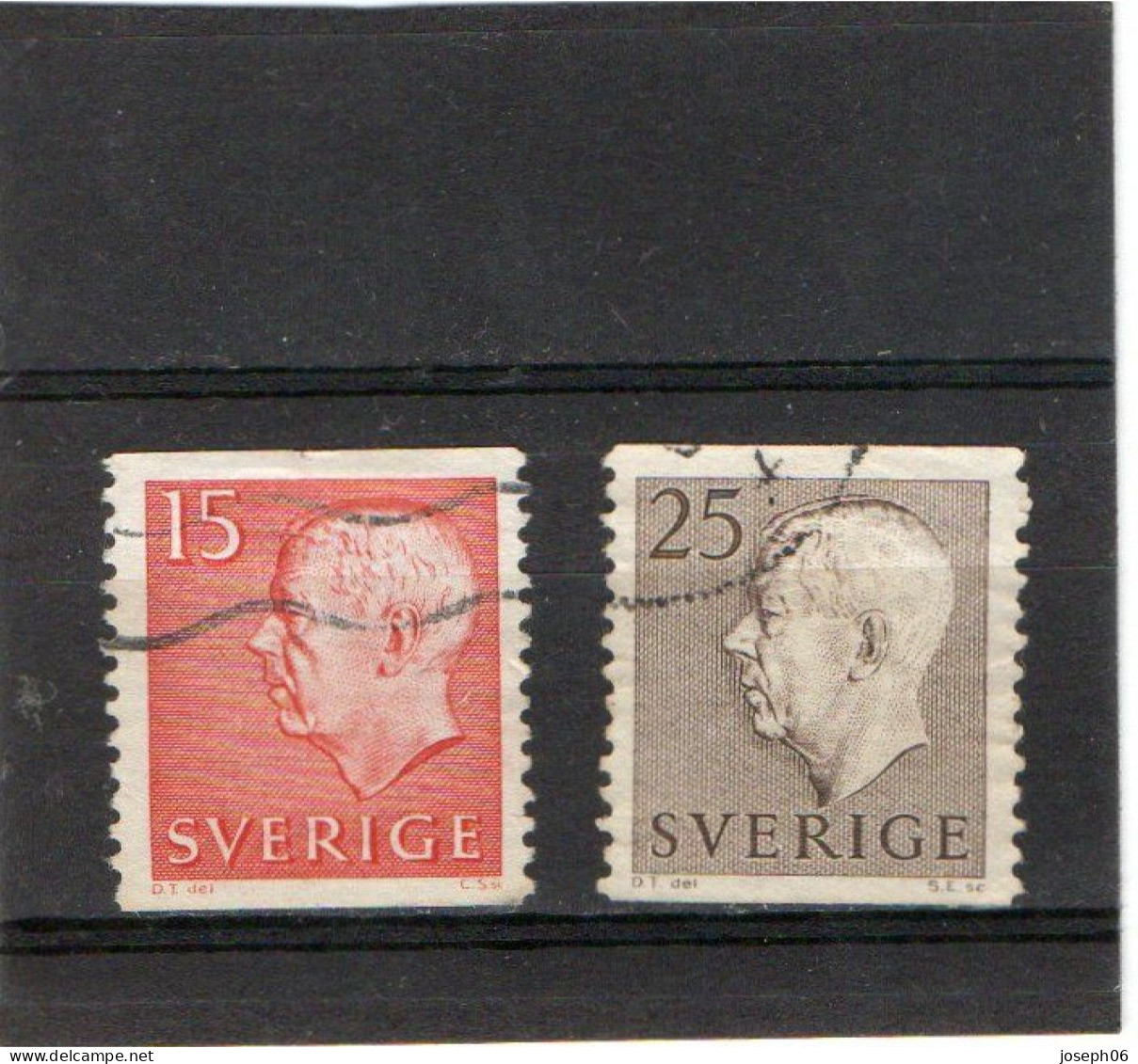 SUEDE    1951-52  Y.T. N° 356  359  Oblitéré - Used Stamps