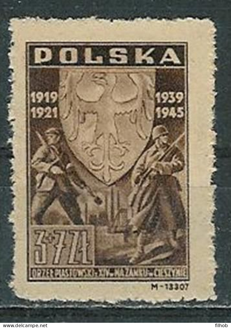 Poland Stamps MNH ZC 404: 25th Anniversary Of The Third Silesian Uprising - Neufs