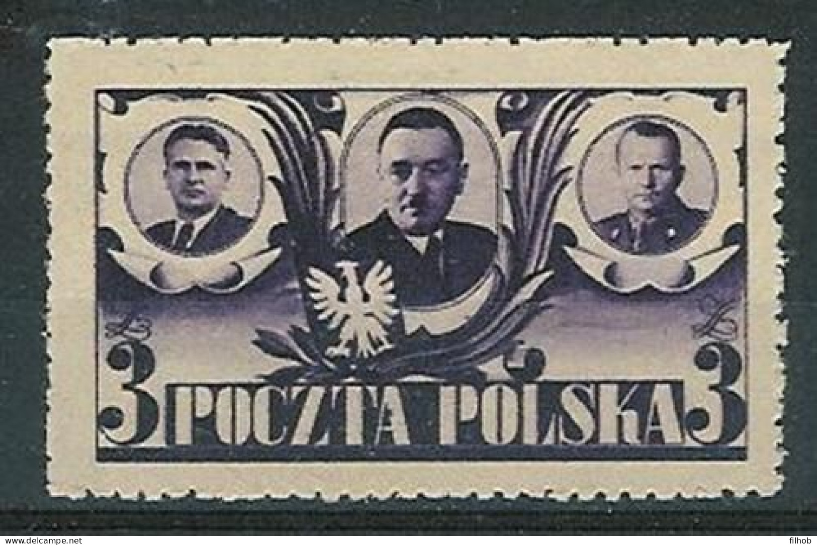 Poland Stamps MNH ZC 407: 2nd Anniversary Of The July Manifesto - Neufs