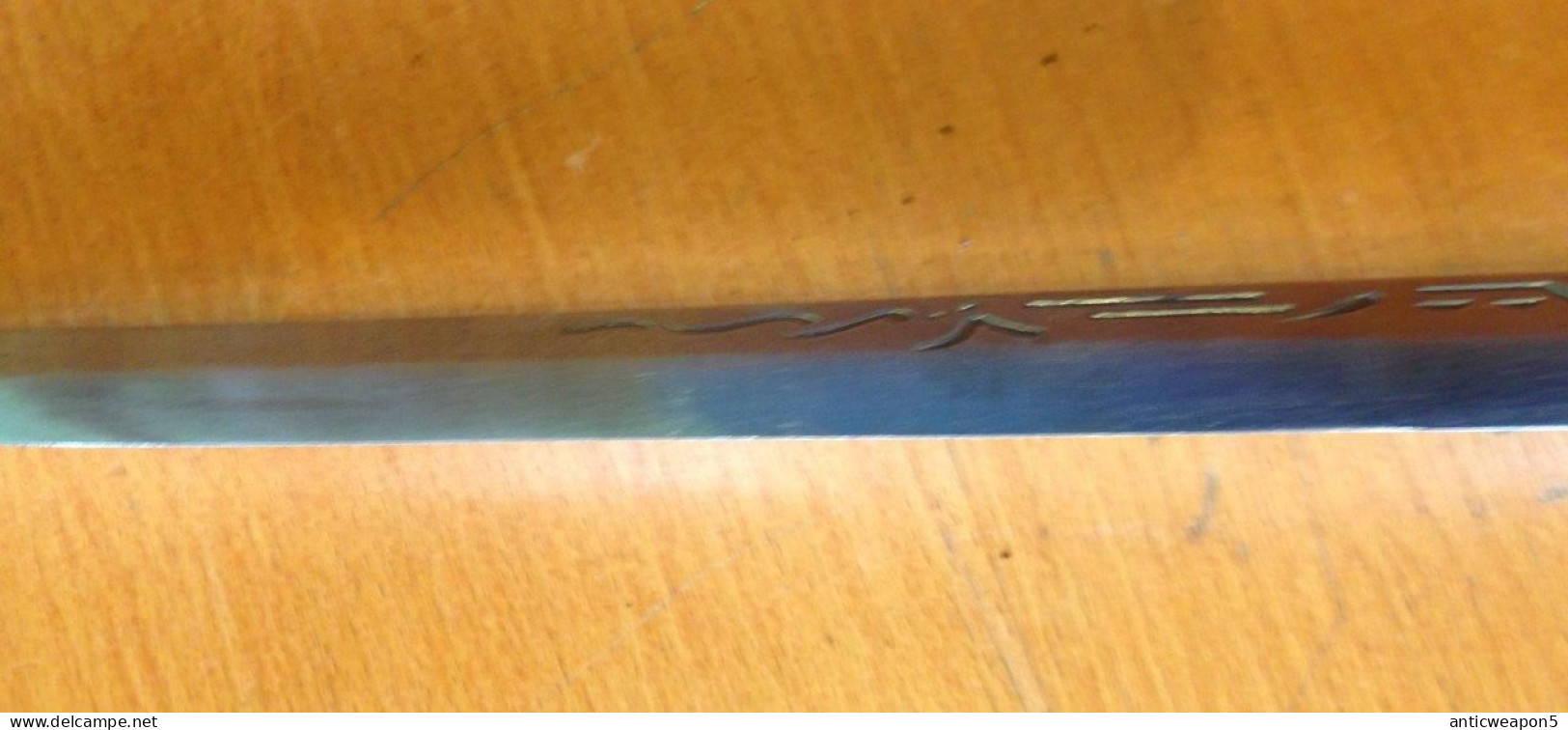 Couteau De Type Tanto Avec Une Figurine De Combattant. (H81) - Armes Blanches