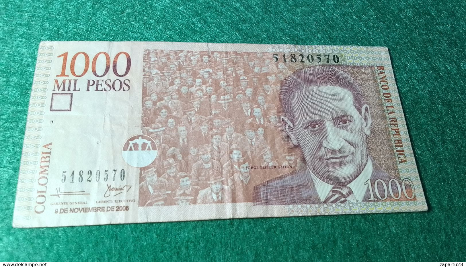 COLOMBİYA-        1000   PESOS     VF - Colombie