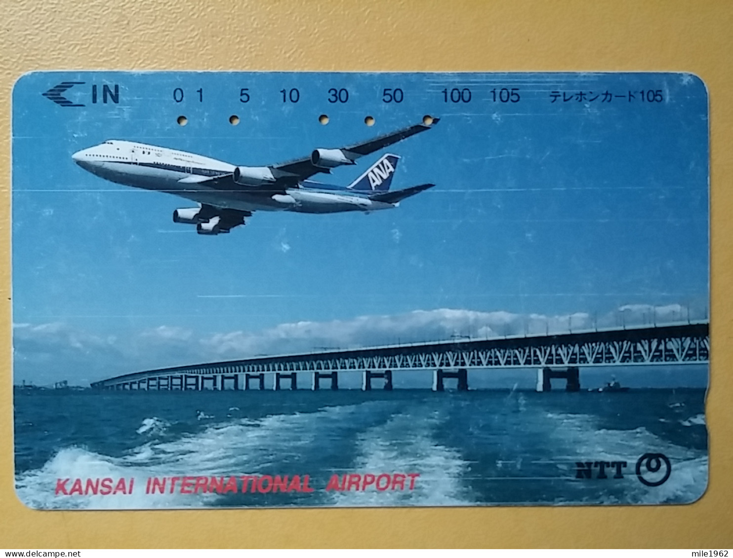 T-525 - JAPAN, Japon, Nipon, TELECARD, PHONECARD, AVION, PLANE, AVIO NTT 331-366 - Flugzeuge