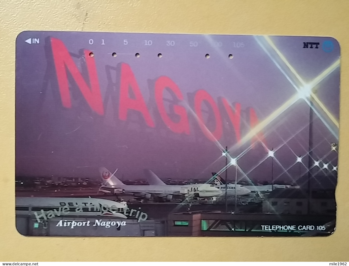 T-525 - JAPAN, Japon, Nipon, TELECARD, PHONECARD, AVION, PLANE, AVIO NTT 291-267 - Aviones