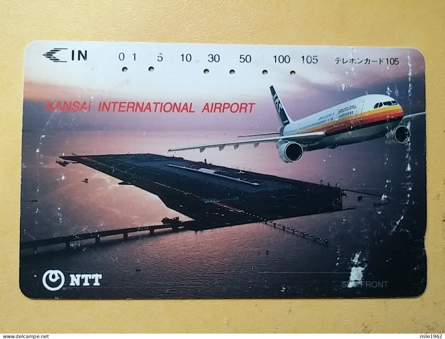 T-525 - JAPAN, Japon, Nipon, TELECARD, PHONECARD, AVION, PLANE, AVIO NTT 331-365 - Flugzeuge
