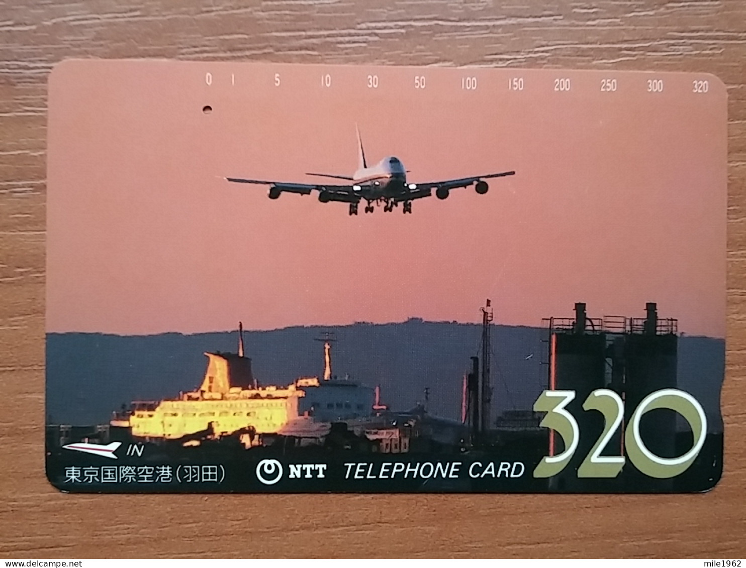 T-525 - JAPAN, Japon, Nipon, TELECARD, PHONECARD, AVION, PLANE, AVIO NTT 230-158 - Avions