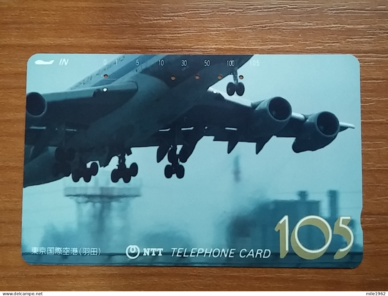 T-526 - JAPAN, Japon, Nipon, TELECARD, PHONECARD, AVION, PLANE, AVIO NTT 230-124 - Vliegtuigen