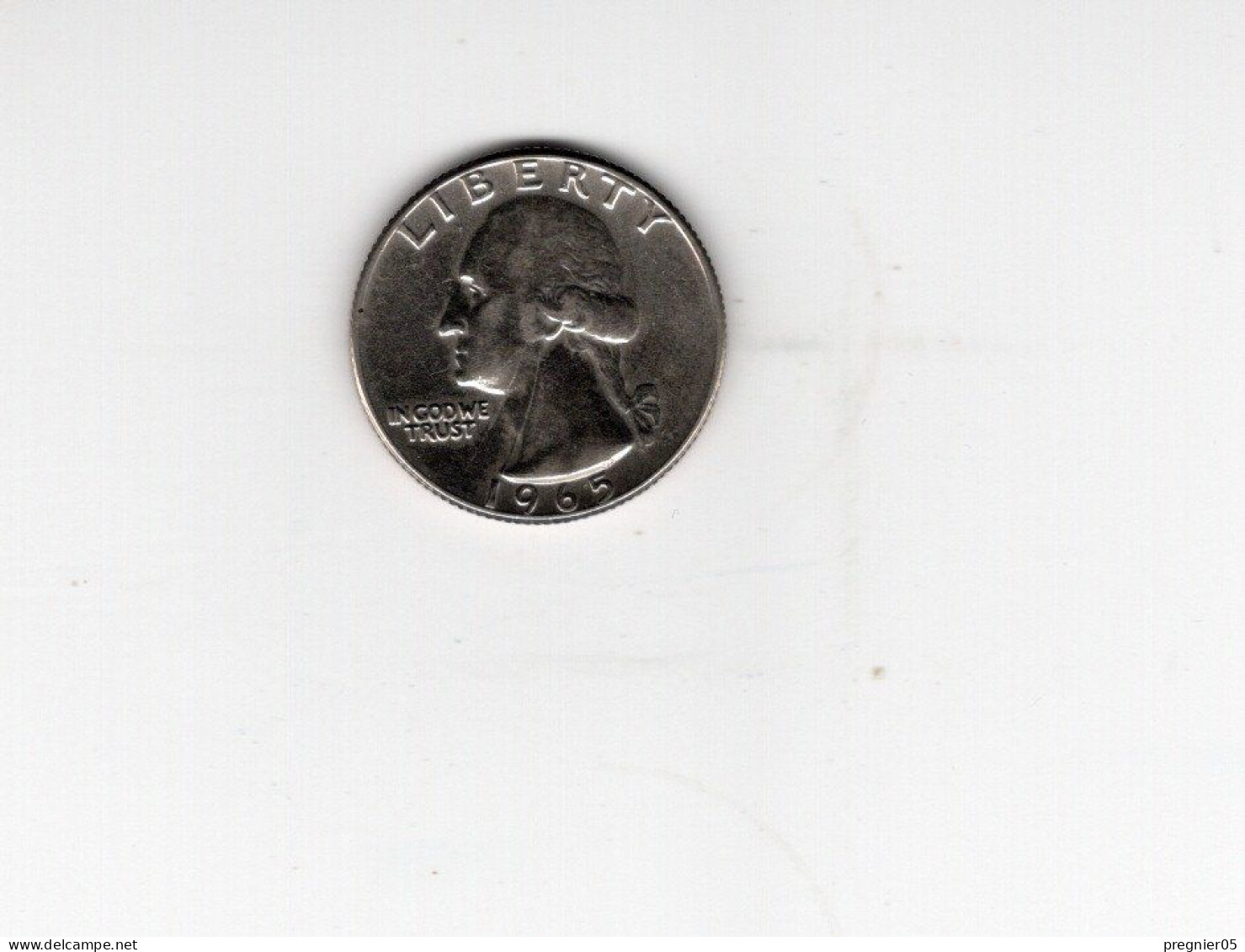 USA - Pièce 1/4 Dollar Washington Quarter  1965 SUP/XF  KM.164a - 1932-1998: Washington