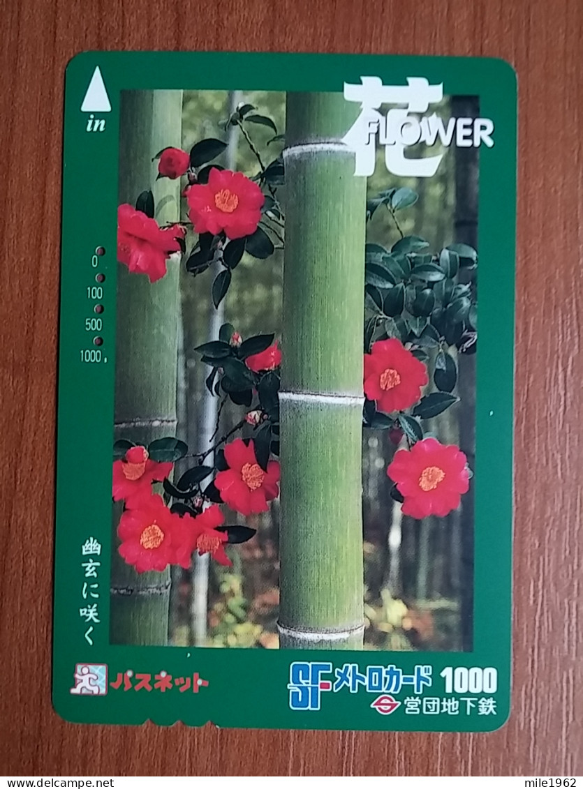 T-531 - JAPAN, Japon, Nipon, Carte Prepayee, Prepaid Card, FLOWER, FLEUR - Other & Unclassified