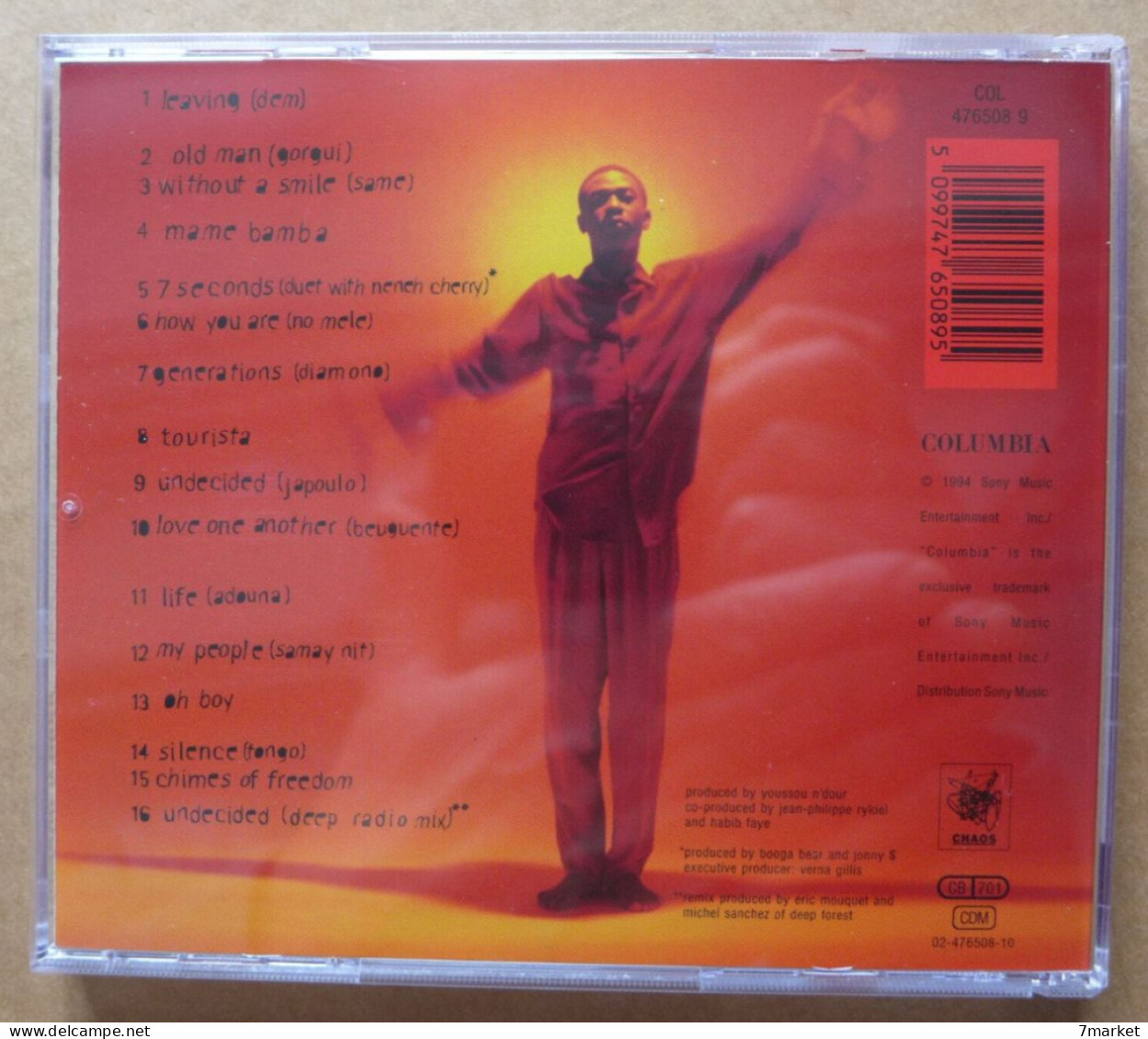 CD/ Youssou N'Dour - The Guide (Wommat) / Columbia - 1994 - Música Del Mundo