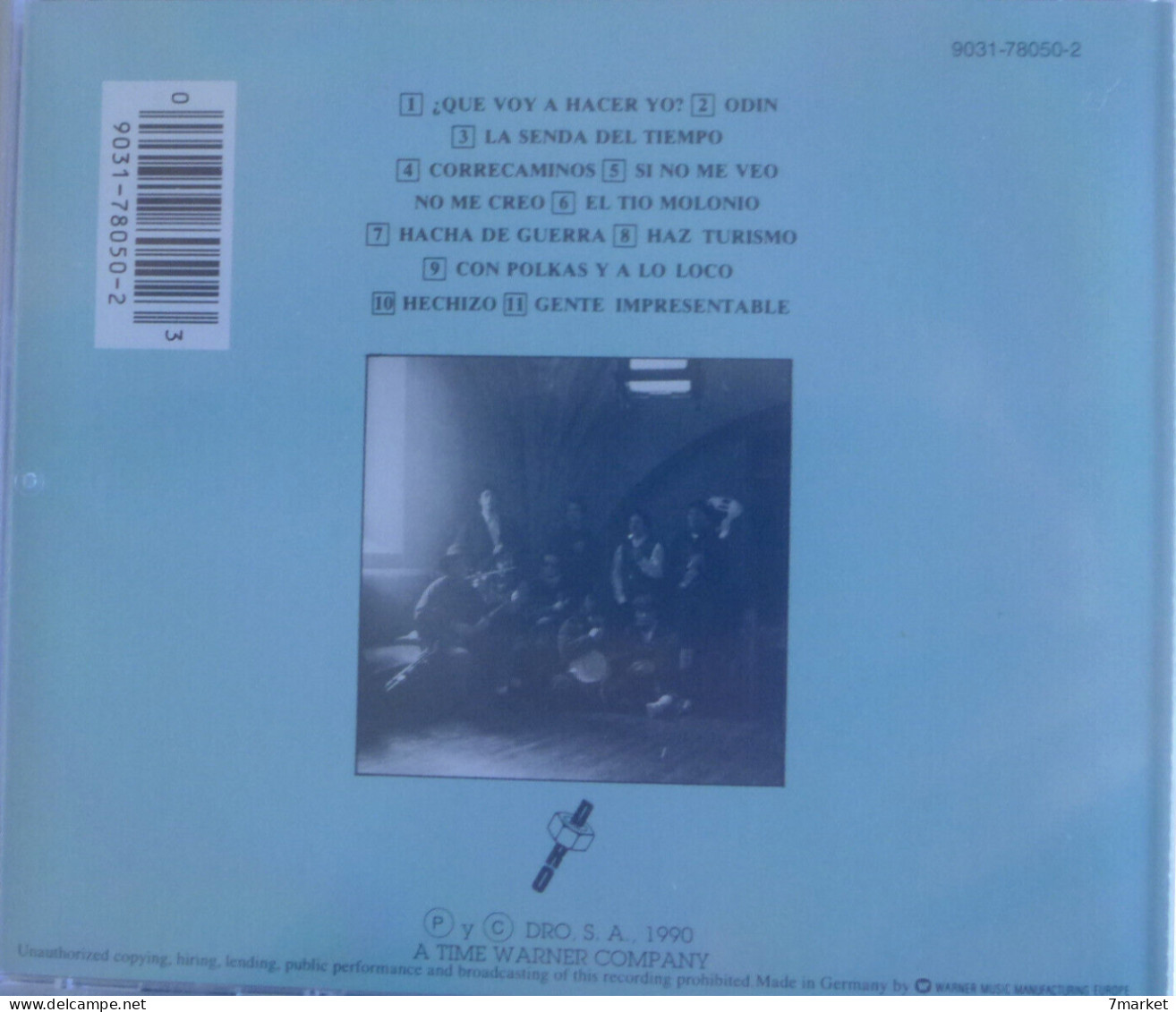 CD/ Celtas Cortos - Gente Impresentable / DRO-Time Warner Company -  1990 - Hard Rock & Metal