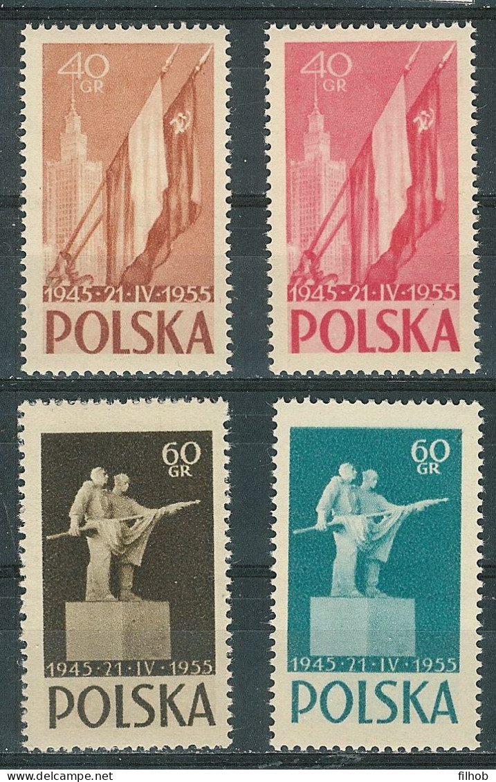 Poland Stamps MNH ZC 769-70 Ab: Polish-Soviet System - Neufs