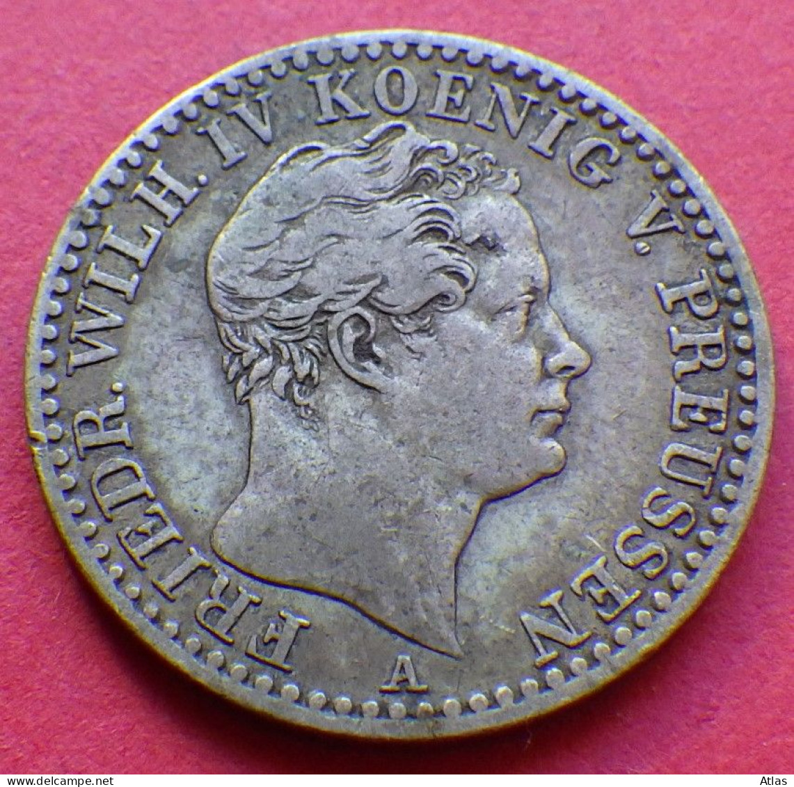 Prusse 1/6 De Thaler 1848 Pièce De Monnaie En Argent - Sammlungen