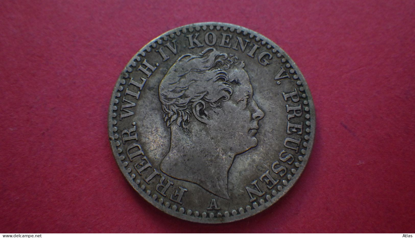 Prusse 1/6 De Thaler 1848 Pièce De Monnaie En Argent - Sammlungen