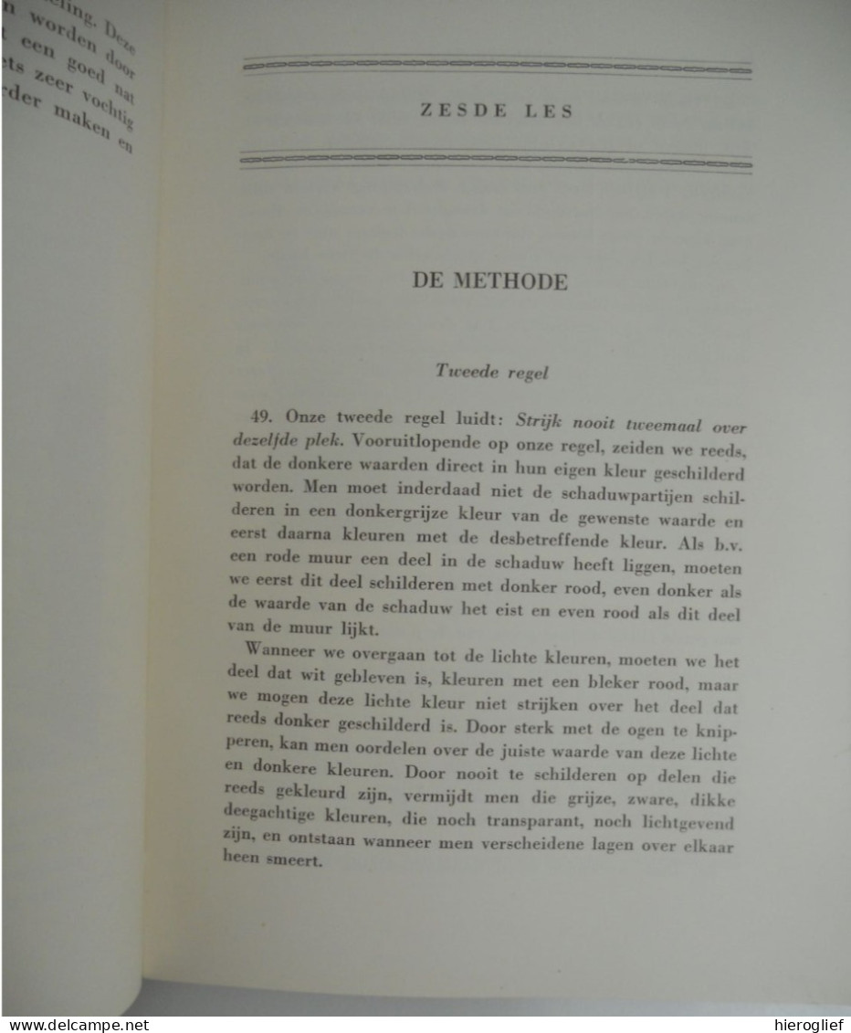 AQUARELLEREN In Tien Lessen Met 69 Afbeeldingen - Joël Thézard / Talens 1952 Aquarel Techniek Materiaal Schilderkunst - Sachbücher