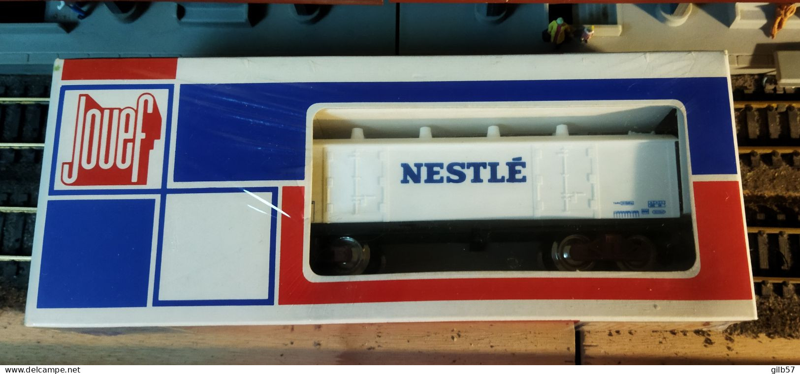 HO JOUEF Wagon Couvert NESTLE SNCF Ref 6561 - Güterwaggons