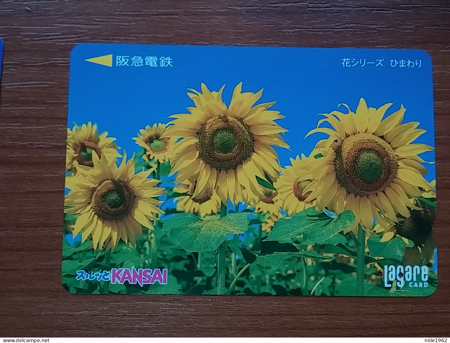 T-541 - JAPAN, Japon, Nipon, Carte Prepayee, Prepaid Card, Lagare Card KANSAI, FLOWER, FLEUR - Other & Unclassified