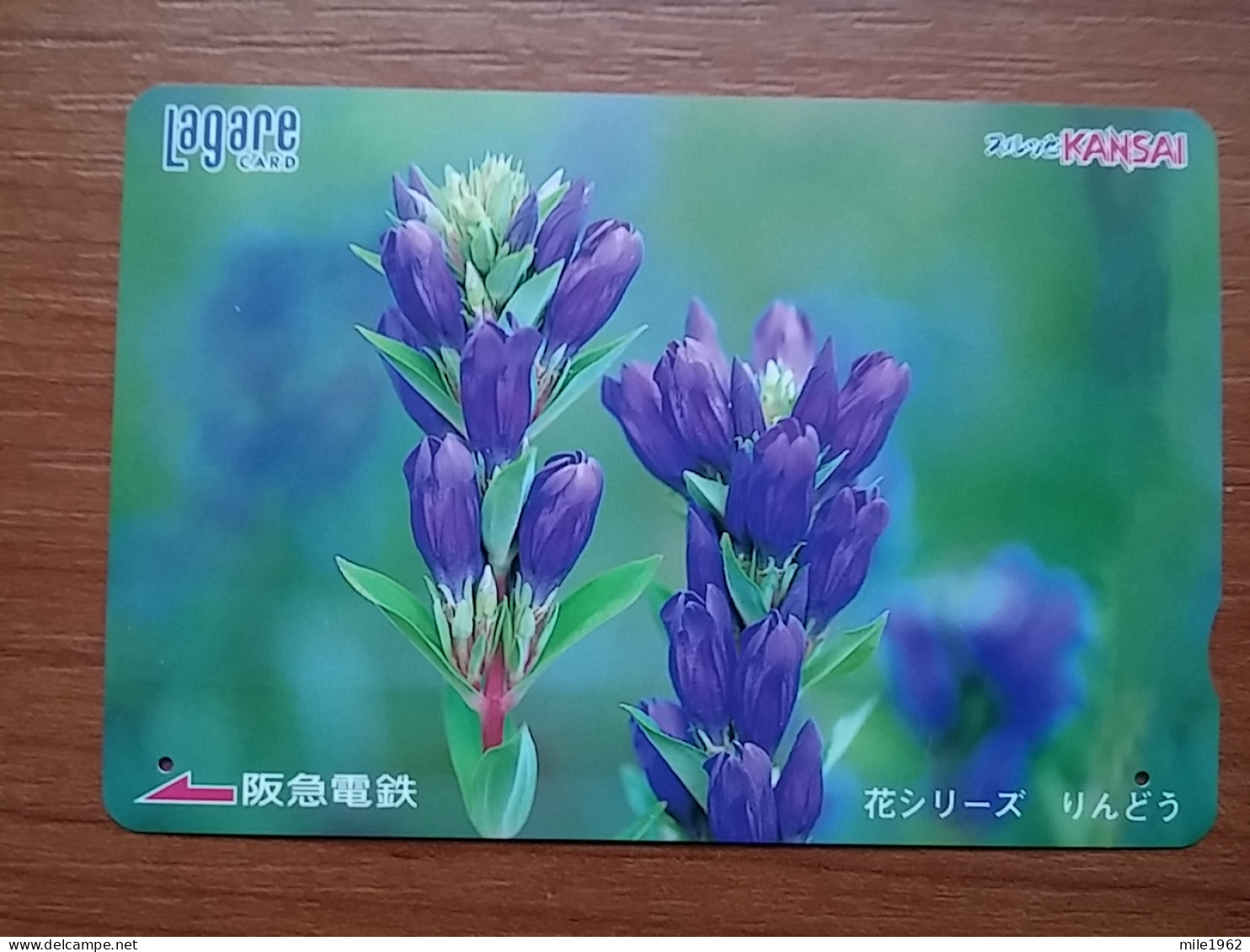 T-541 - JAPAN, Japon, Nipon, Carte Prepayee, Prepaid Card, Lagare Card KANSAI, FLOWER, FLEUR - Other & Unclassified