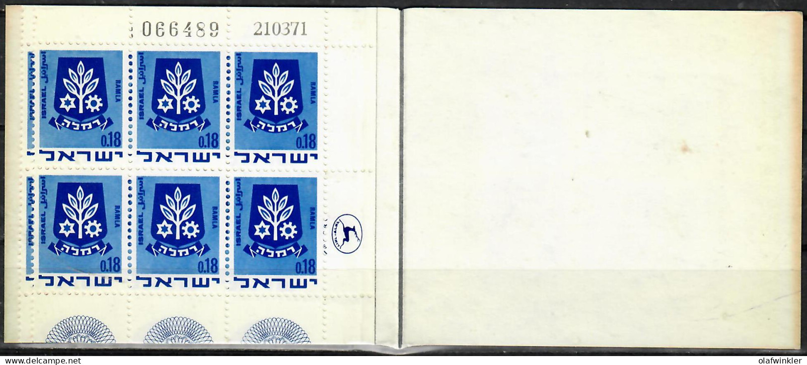 1971 Booklet Town Emblems Bale B16 / YT C382A-1 / Mi MH 486 MNH / Neuf Sans Charniere / Postfrisch - Markenheftchen