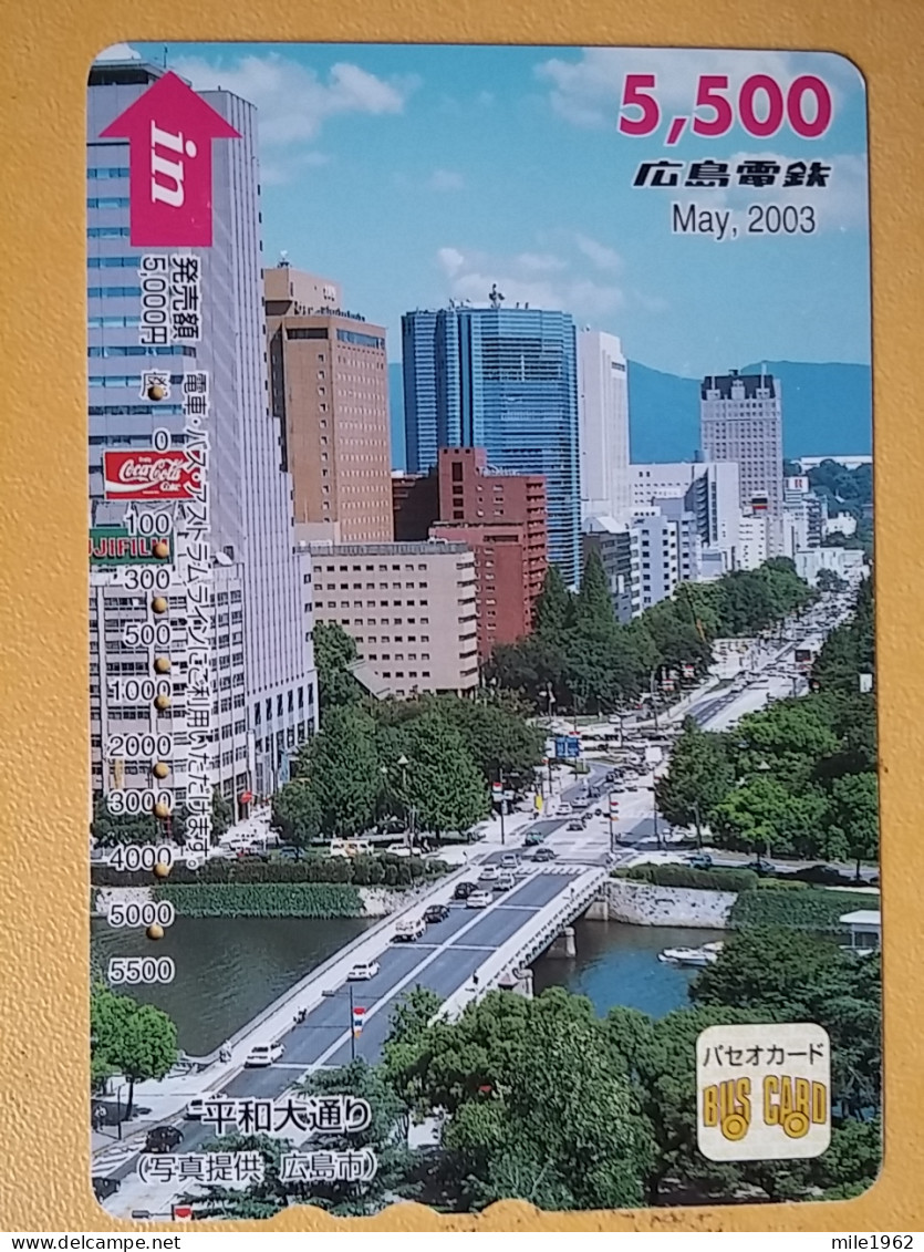 T-545 - JAPAN, Japon, Nipon, Carte Prepayee, Prepaid Card, BUS CARD,  - Sonstige & Ohne Zuordnung