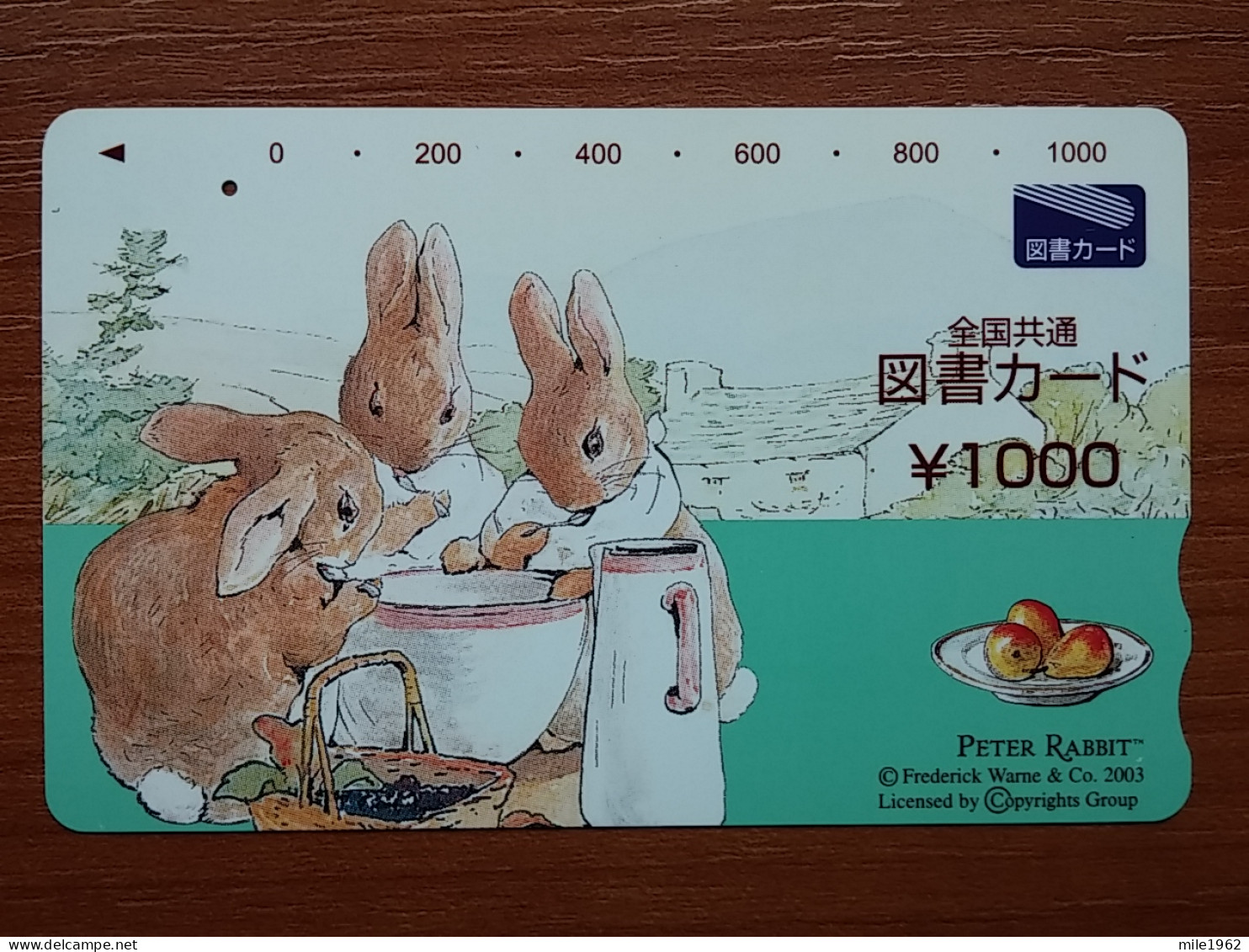 T-546 - JAPAN, Japon, Nipon, Carte Prepayee, Prepaid Card, GIFT CARD, TOSHO CARD, Rabbit, Lapin - Sonstige & Ohne Zuordnung