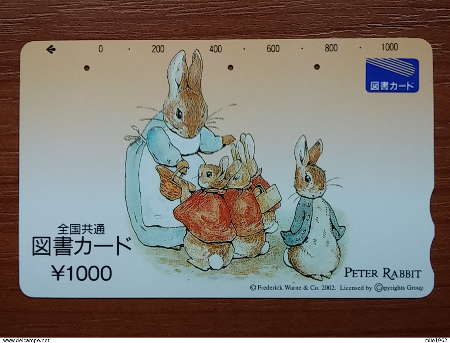 T-546 - JAPAN, Japon, Nipon, Carte Prepayee, Prepaid Card, GIFT CARD, TOSHO CARD, Rabbit, Lapin - Sonstige & Ohne Zuordnung