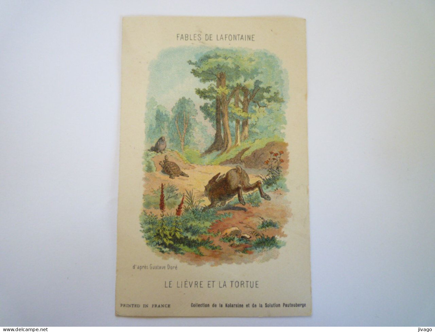 2023 - 4512  FABLES DE LAFONTAINE  -  Le Lièvre Et La Tortue  (d'après Gustave Doré)   XXX - Non Classificati