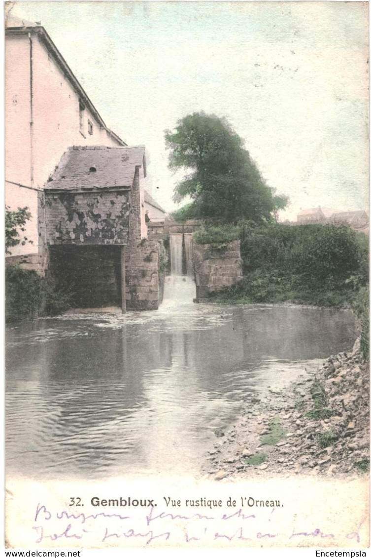 CPA Carte Postale  Belgique Gembloux   Vue Rustique De L'Orneau1904 VM75572ok - Gembloux