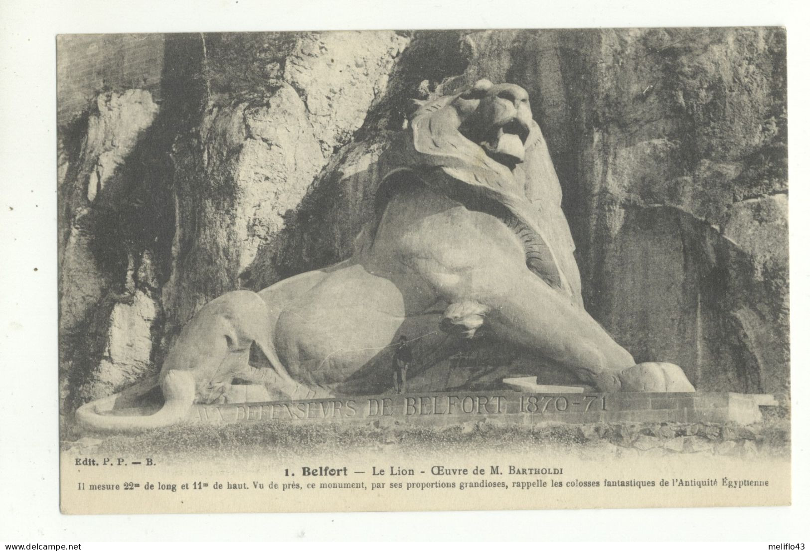 90/CPA - Belfort - Le Lion - Belfort – Le Lion